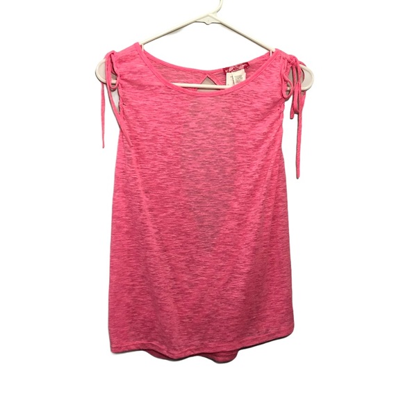 Body Central Tops - NWT Body Central Women’s Pink Open Back Shirt L